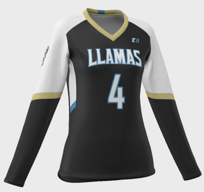 Llamas Volleyball Long Sleeve Jersey