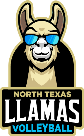 North Texas Llamas Volleyball Logo