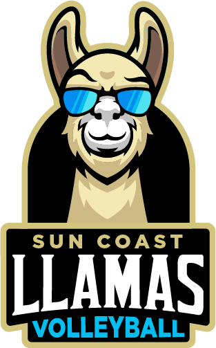Sun Coast Llamas youth volleyball clinics and club team training in Lakewood Ranch, FL.